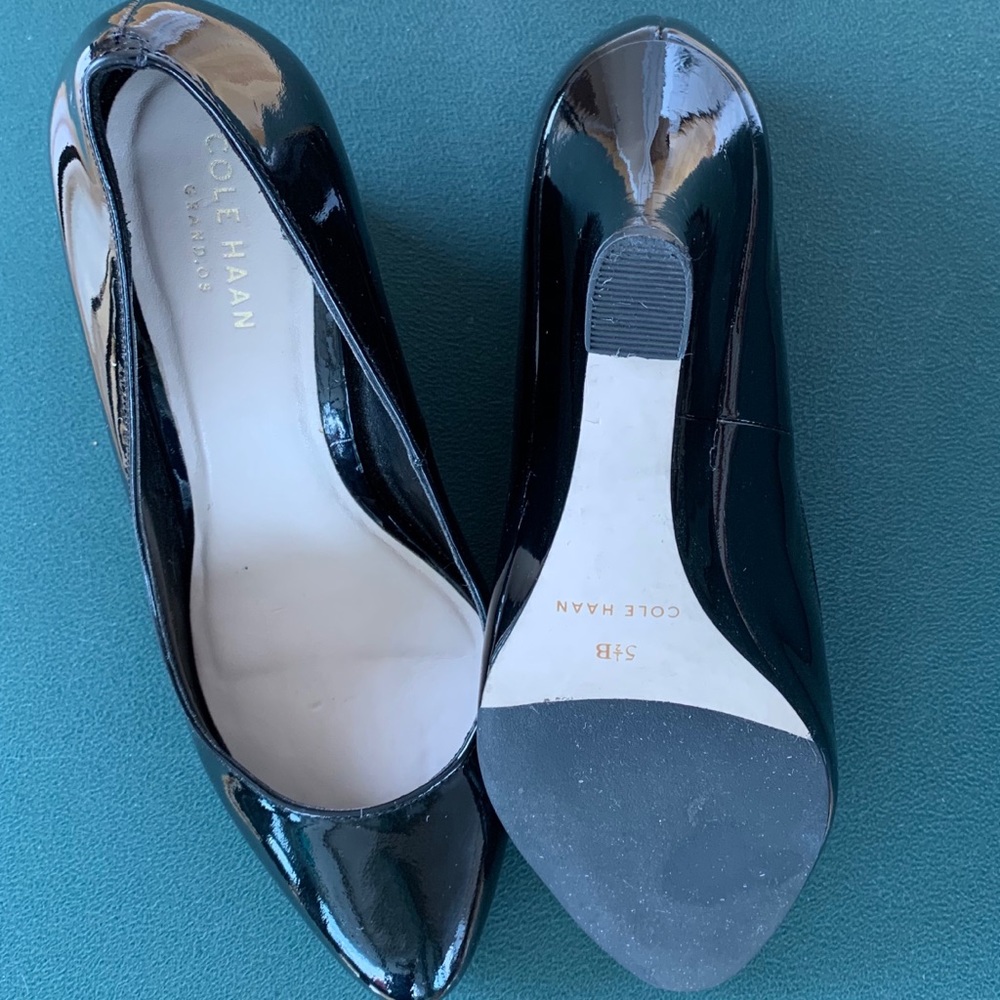 Cole Haan Grand.OS platform heels. Worn once. EUC